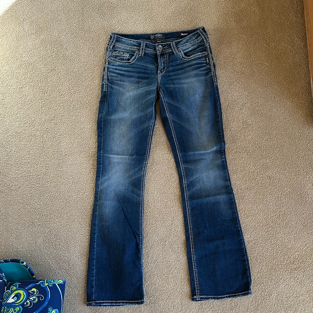 Silver Aiko women’s jeans